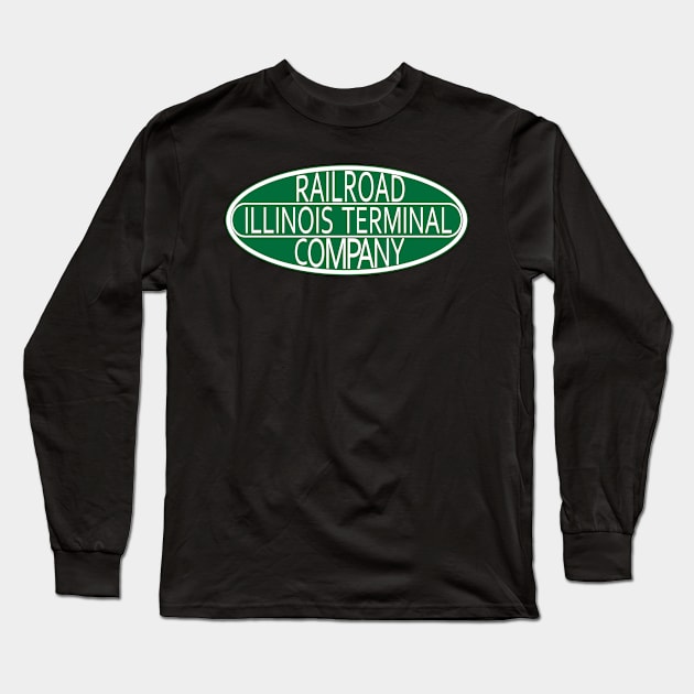 Illinois Terminal Railroad Long Sleeve T-Shirt by Raniazo Fitriuro